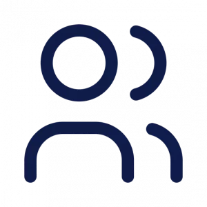 Zwei Personen Icon, verlinkt Bereich Dakumente in einfacher Sprache.